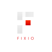 fixio logo white